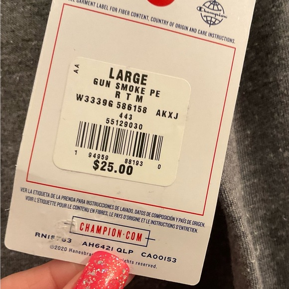 Champion Muscle Tee / Tank - NWT - Size Large - Gun Smoke - Picture 10 of 10